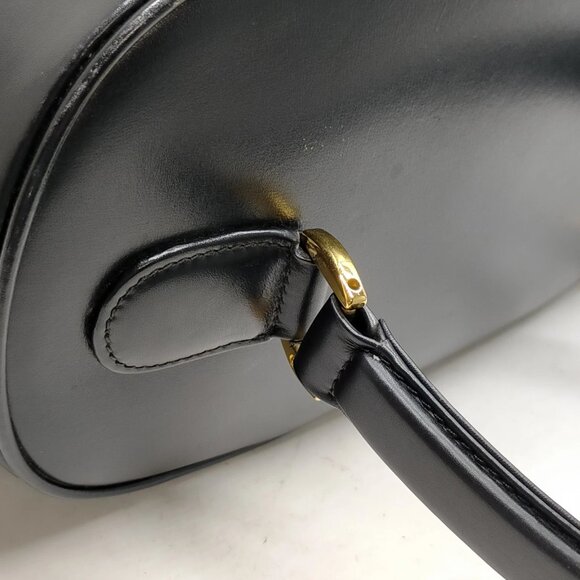 Gucci Vintage Vanity Bag Black Leather mon870-100625 - Picture 7 of 16